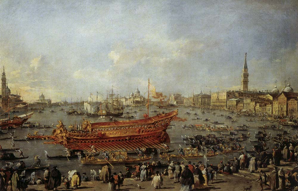 Francesco Guardi Doge on the Bucentoro on Ascension Day